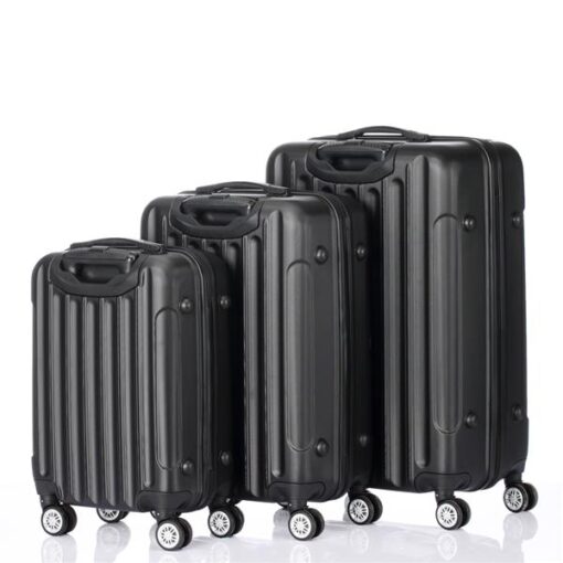 3-in-1 Multifunctional Large Capacity Traveling Storage Suitcase Black - Image 8