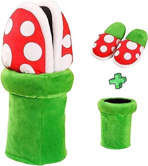 Piranha Plant Plush Slippers