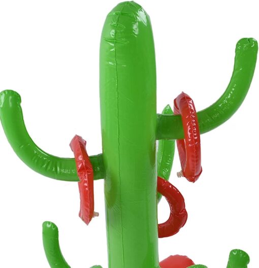 Inflatable Cactus Ring Toss Game Set - Image 3