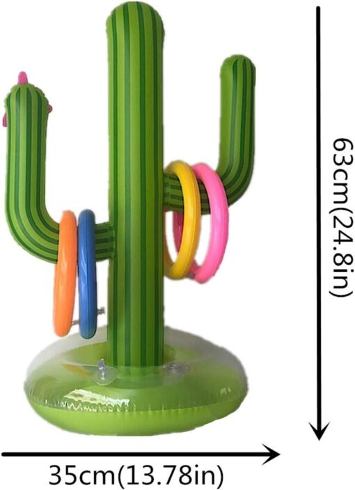 Inflatable Cactus Ring Toss Game Set - Image 26