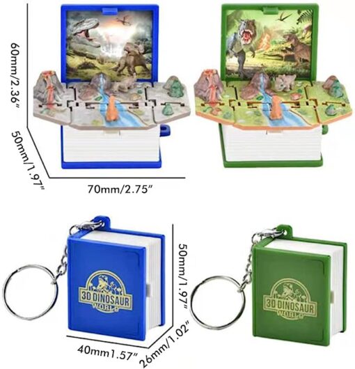 Pop Up 3D Mini Book Keychain - Image 7