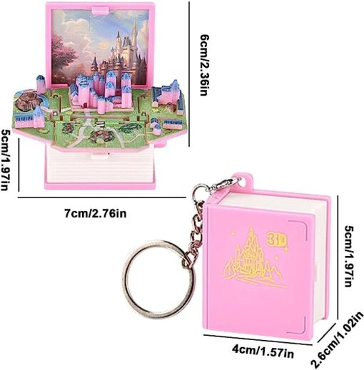 Pop Up 3D Mini Book Keychain - Image 20