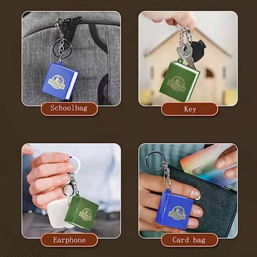 Pop Up 3D Mini Book Keychain - Image 6