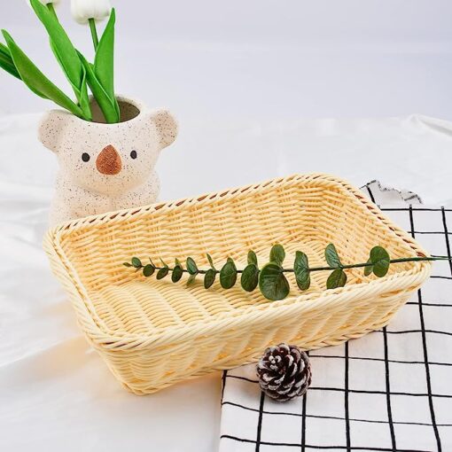 Stackable Wicker Storage Baskets - Image 3