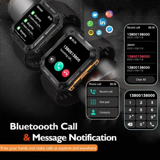 C20pro IP68 Waterproof Smart Watch - Image 6