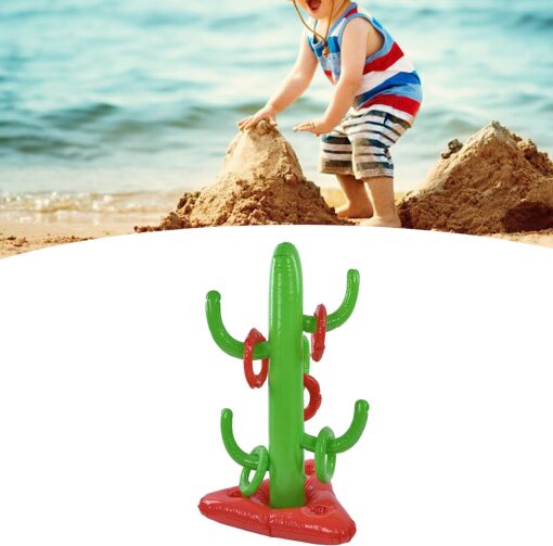 Inflatable Cactus Ring Toss Game Set - Image 4