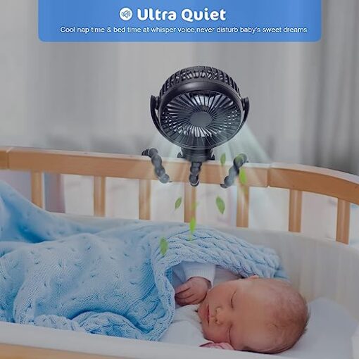 Portable Personal Fan Pram Accessories - Image 3