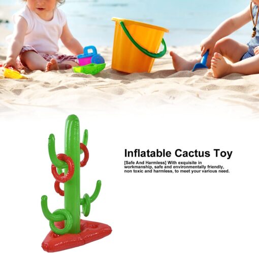 Inflatable Cactus Ring Toss Game Set - Image 5