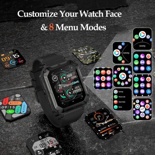 C20pro IP68 Waterproof Smart Watch - Image 9