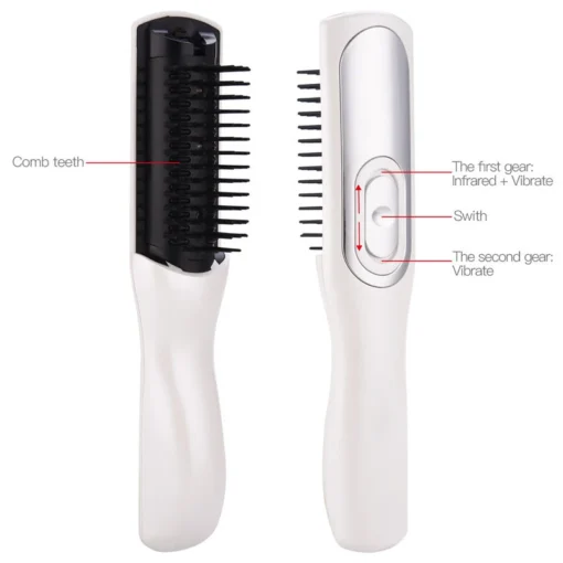 Hair Growth Laser Comb - Red / Red Blue Light Phototherapy - Image 5