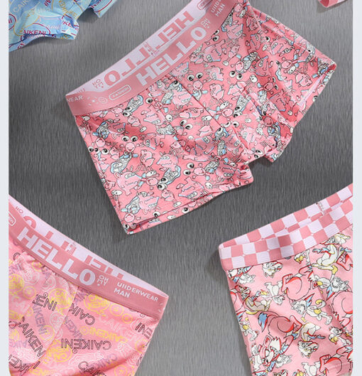 Breathable Fancy Pink Boxer - Image 5