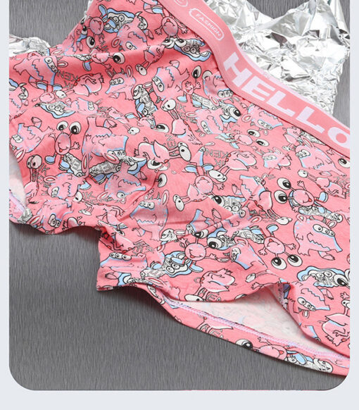 Breathable Fancy Pink Boxer - Image 10