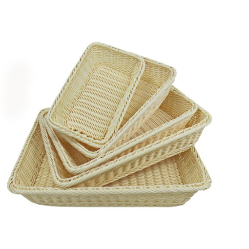 Stackable Wicker Storage Baskets - Image 9