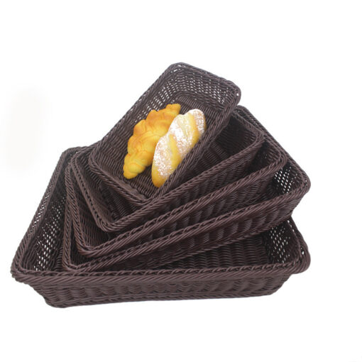 Stackable Wicker Storage Baskets - Image 11