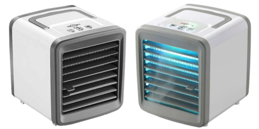 Personalized LED Mini Air Cooler USB Rechargeable Fan