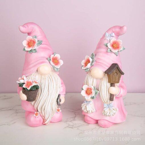 Pink Gnomes with LED lights - Image 2