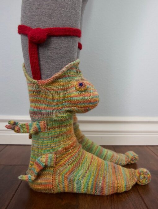 Creative Funky Knitting Pattern Socks - Image 4