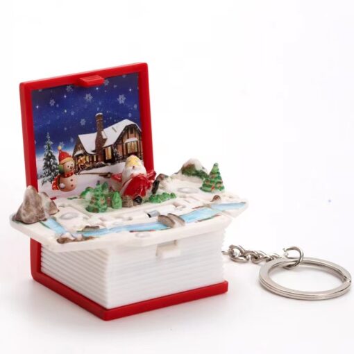 Pop Up 3D Mini Book Keychain - Image 10