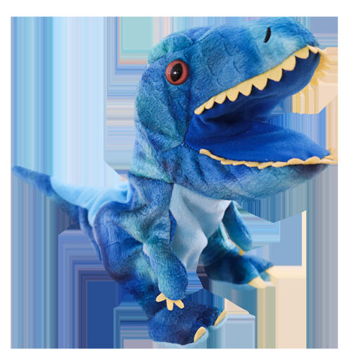 Dinosaur plush hand puppet toy