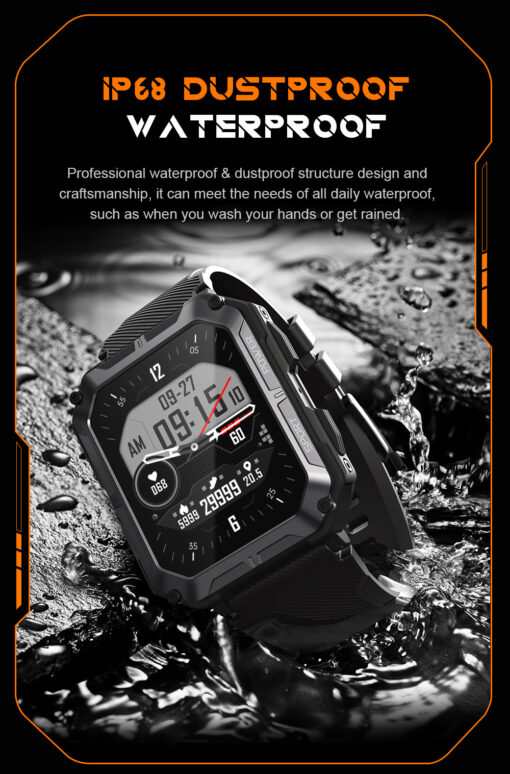 C20pro IP68 Waterproof Smart Watch - Image 16