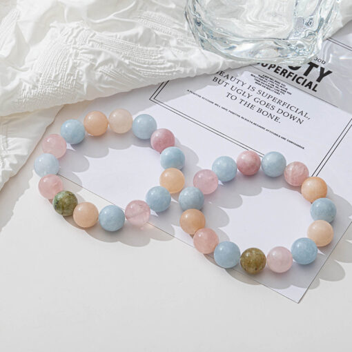 Creative Morganite Beads Bracelet - Image 5