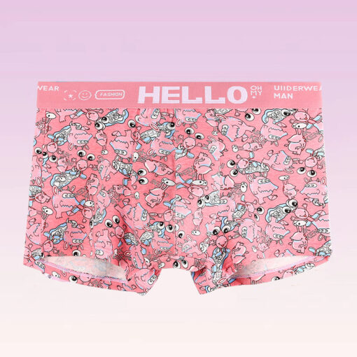 Breathable Fancy Pink Boxer - Image 20