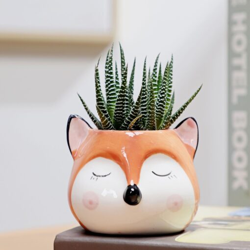 Cute Animal Ceramic Planter Pots - Image 3