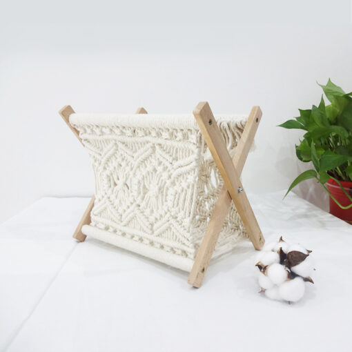 Hand Woven Magazine Holder - Image 3