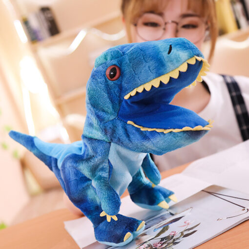 Dinosaur plush hand puppet toy - Image 8