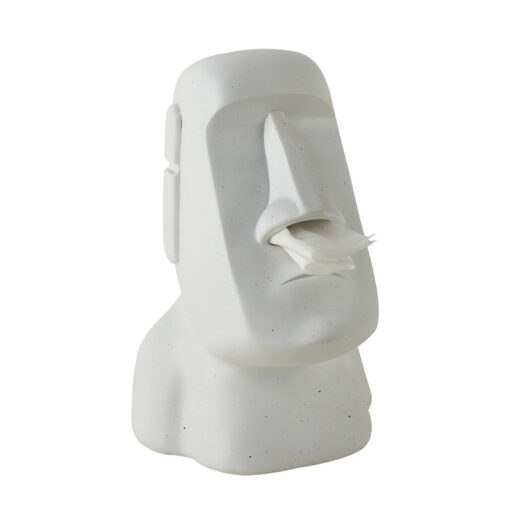 Funny Moai Head Tissue Box Cover - Image 13