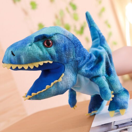 Dinosaur plush hand puppet toy - Image 5