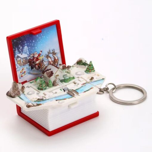 Pop Up 3D Mini Book Keychain - Image 13