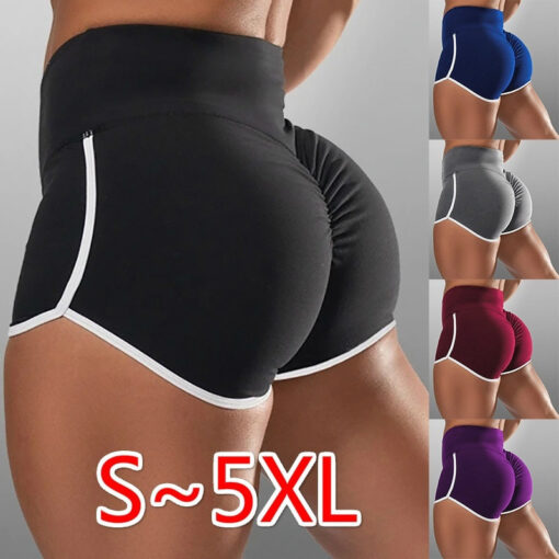 Women's Summer Fitness Elastic Shorts - Image 5