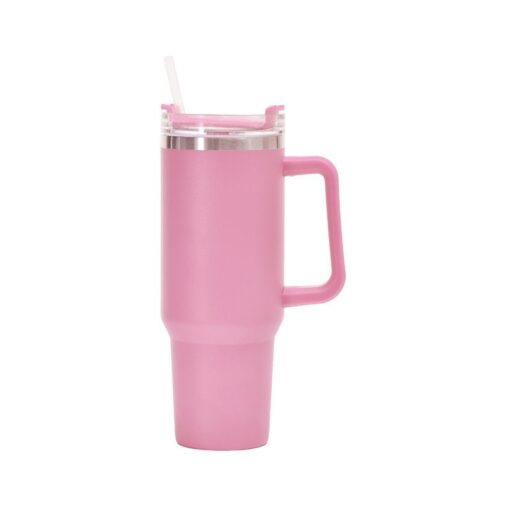 Personalized Outdoor Tumbler Bottle with Handle and Straw with lid - Image 9