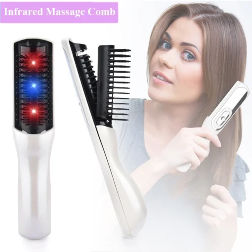 Hair Growth Laser Comb - Red / Red Blue Light Phototherapy - Image 2