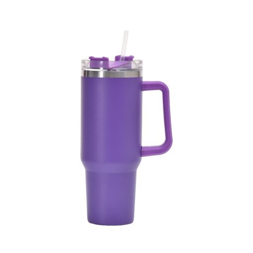 Personalized Outdoor Tumbler Bottle with Handle and Straw with lid - Image 8