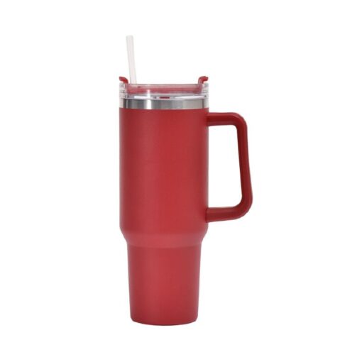 Personalized Outdoor Tumbler Bottle with Handle and Straw with lid - Image 7