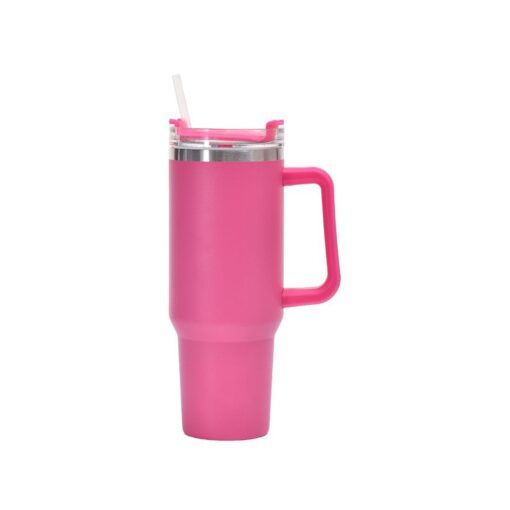 Personalized Outdoor Tumbler Bottle with Handle and Straw with lid - Image 6