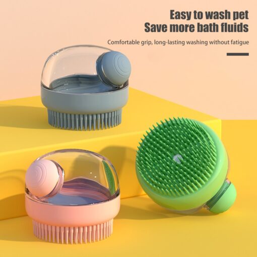 Silicone Bath Massage Brush for Pet - Image 13