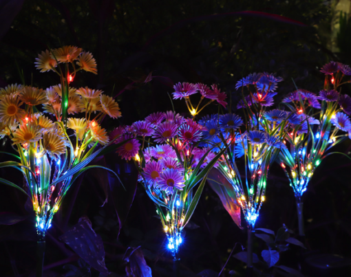 Led Solar Chrysanthemum Lights - Image 3