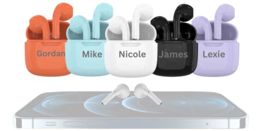 Personalized Coloured lid Wireless Ear Buds Bluetooth - Image 14