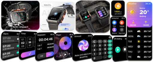 C20pro IP68 Waterproof Smart Watch - Image 13