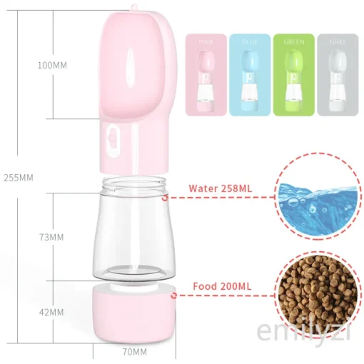 Portable Pet Treats and Water Bottle - Image 18