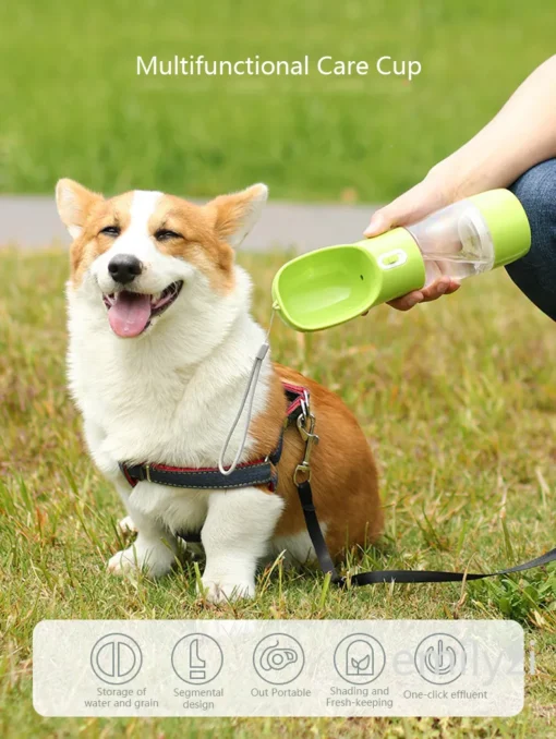 Portable Pet Treats and Water Bottle - Image 2