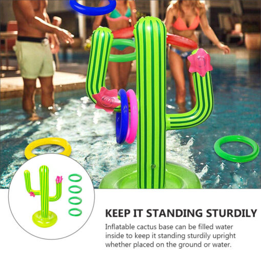 Inflatable Cactus Ring Toss Game Set - Image 12