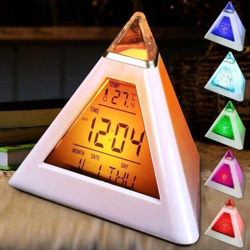 LED Colour Changing Digital Alarm - Image 4