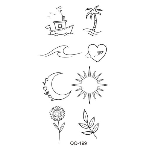 Assorted Temporary Tattoos Stickers - Image 5