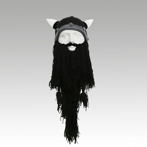 Funny Knit Hat Beard Facemask - Image 5