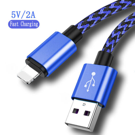 6 or 12 In Pack 1M Braided Universal USB Cables Compatible with Apple Products - Image 14