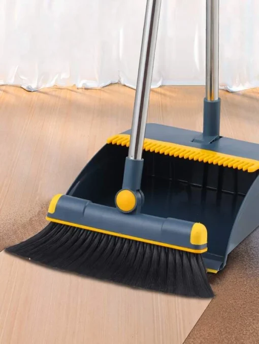 Broom and Foldable Dustpan Set - Image 5